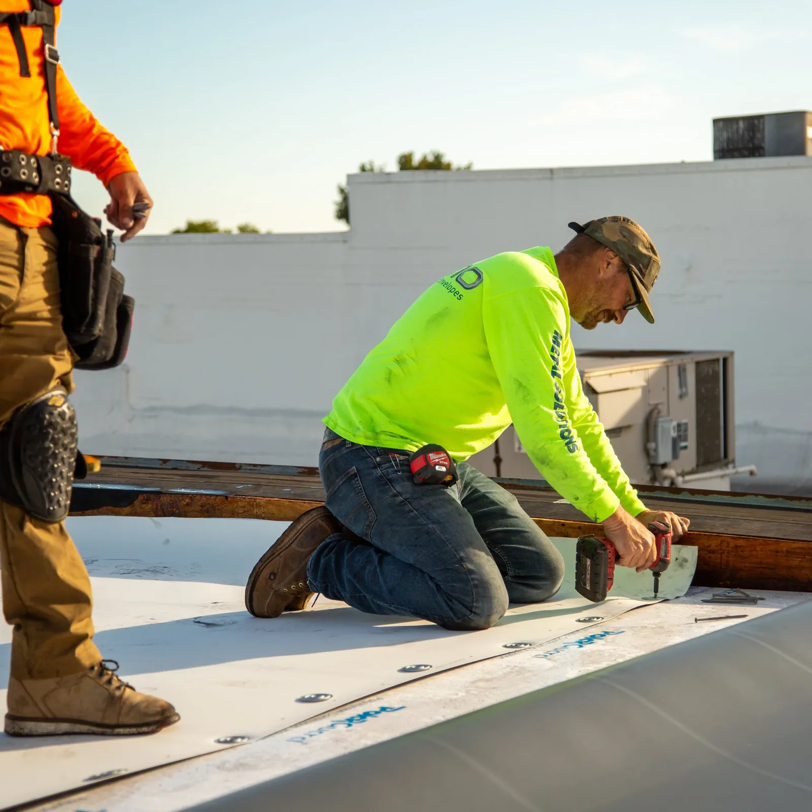 Occupied Building Reroofing in New Bedford, MA
